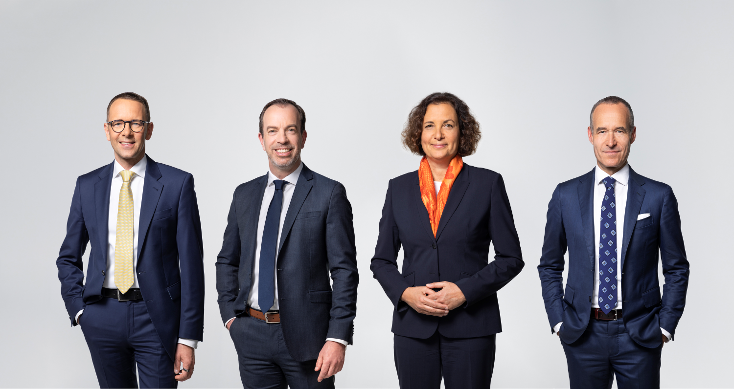 Photo de groupe du comité de direction de Wacker Chemie AG