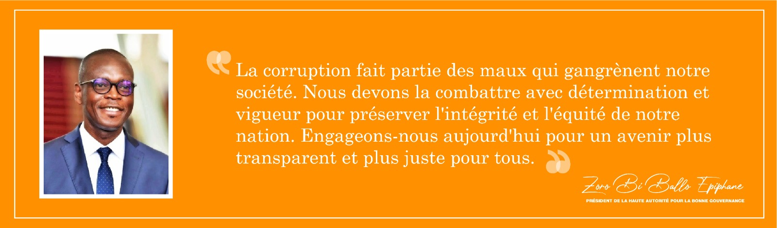 M. N’golo COULIBALY Président de la HABG